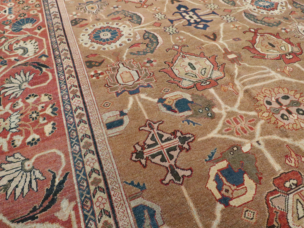 Antique Persian Mahal Carpet, No.22379 - Gss