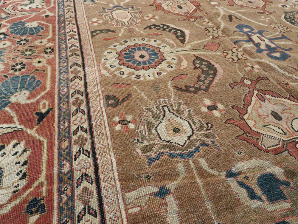 Antique Persian Mahal Carpet, No.22379 - Gss