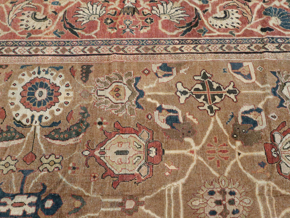 Antique Persian Mahal Carpet, No.22379 - Gss