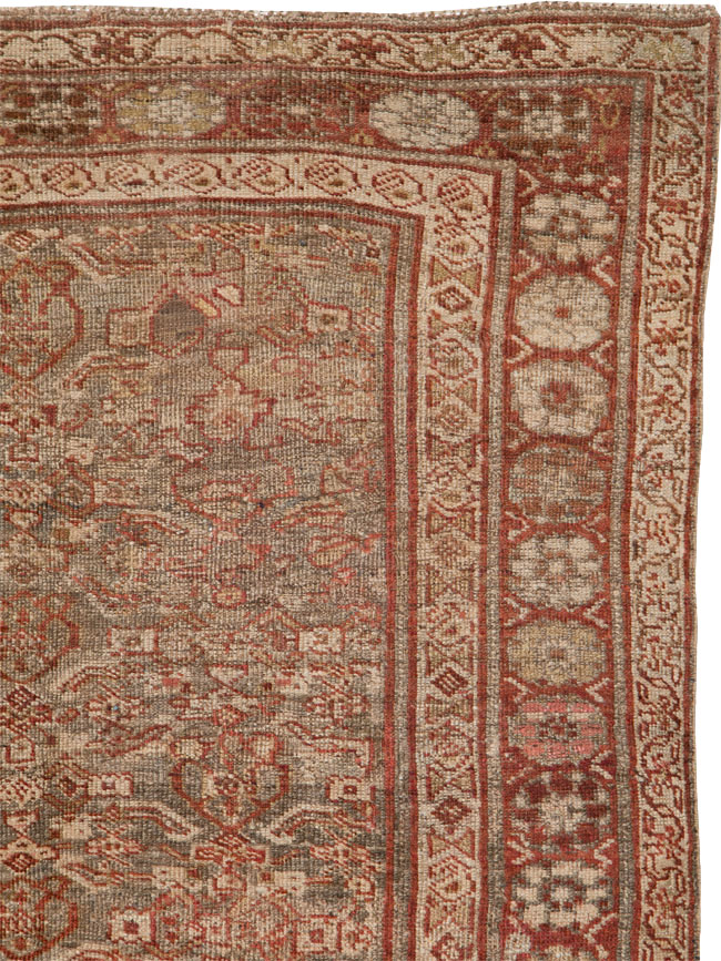 Antique Persian Kurd Bidjar Rug, No.22382 - Gss