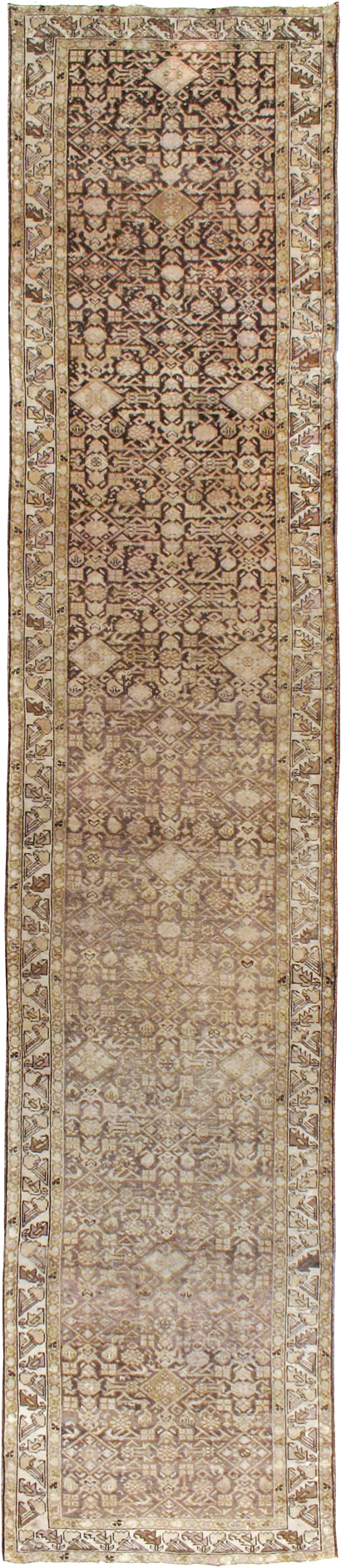 Vintage Persian Malayer Runner, No.22391 - Gss