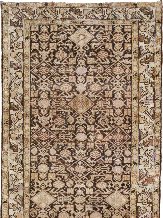 Vintage Persian Malayer Runner, No.22391 - Gss