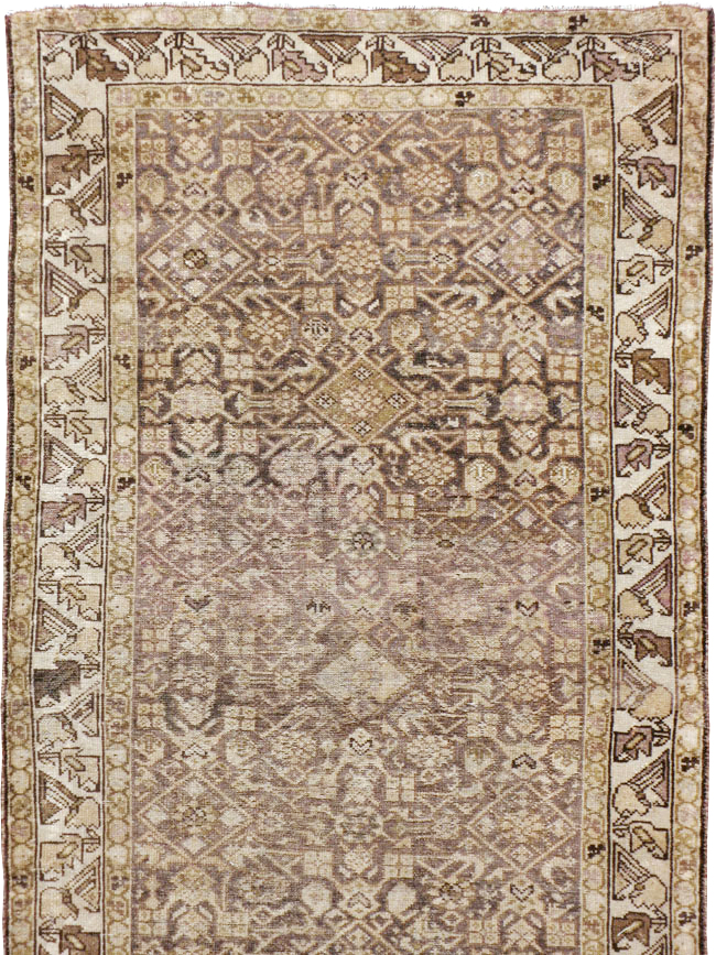 Vintage Persian Malayer Runner, No.22391 - Gss