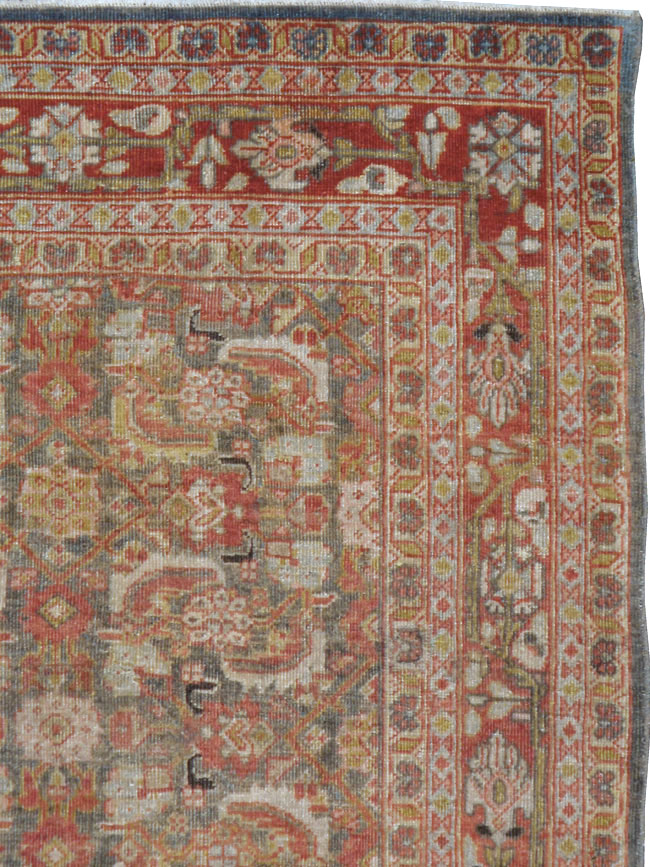 Antique Persian Mahal Rug, No.22392 - Gss