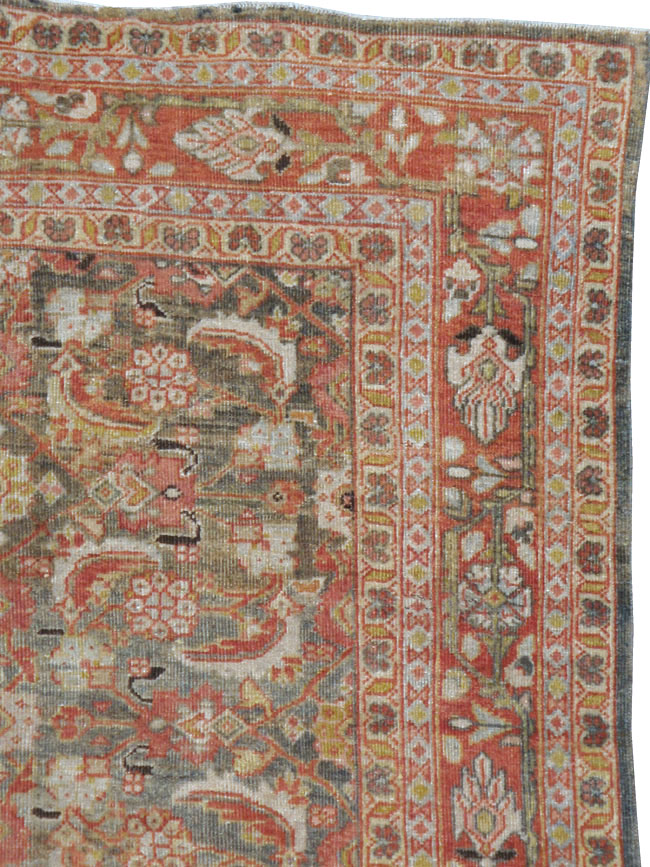 Antique Persian Mahal Rug, No.22392 - Gss