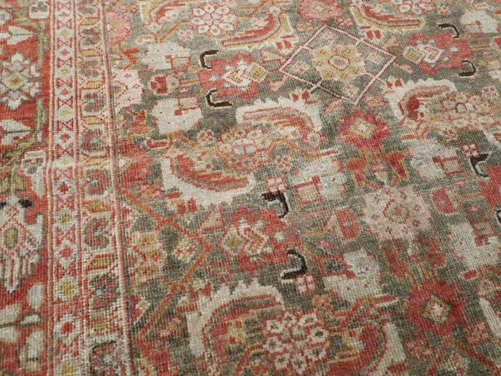 Antique Persian Mahal Rug, No.22392 - Gss