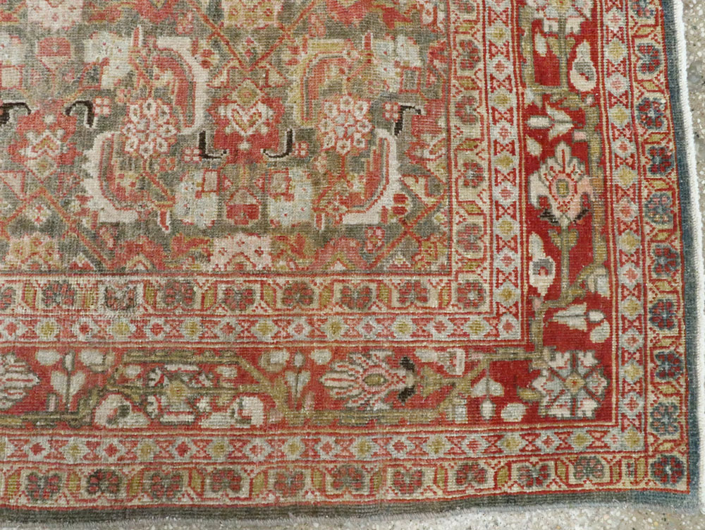 Antique Persian Mahal Rug, No.22392 - Gss