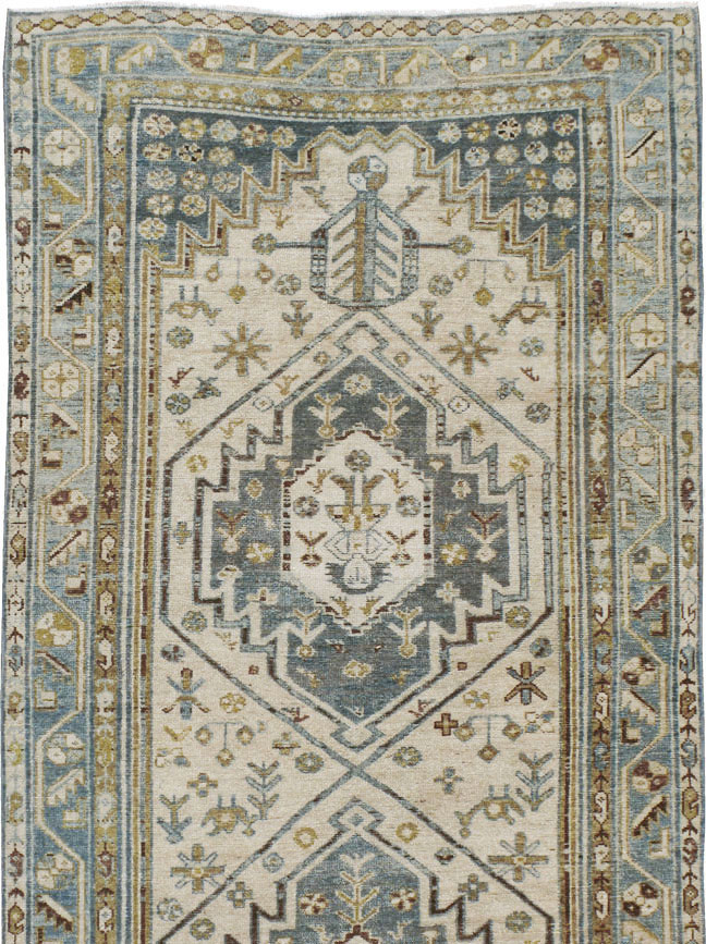 Antique Malayer Runner, No.22394 - Gss