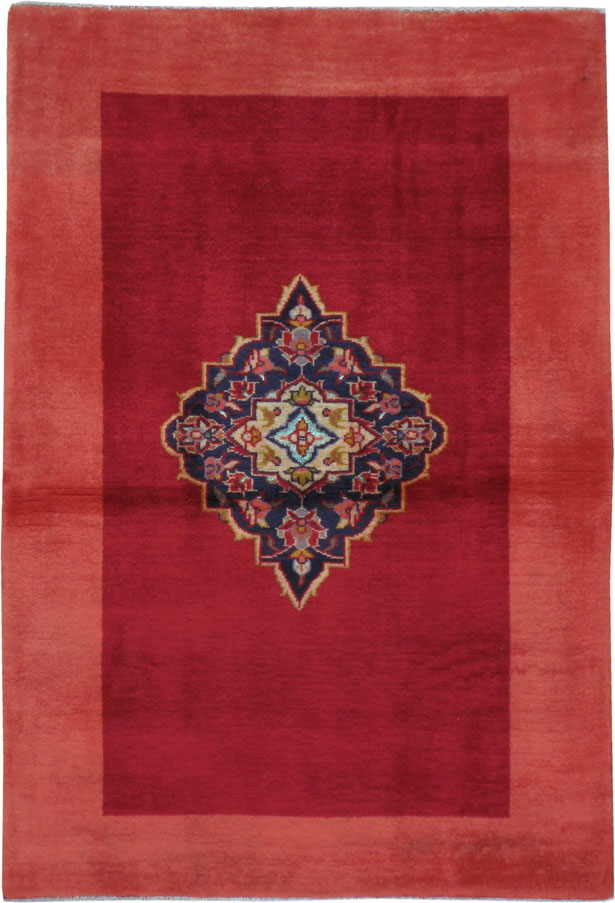 Vintage Persian Kashan Rug, No.22401 - Gss