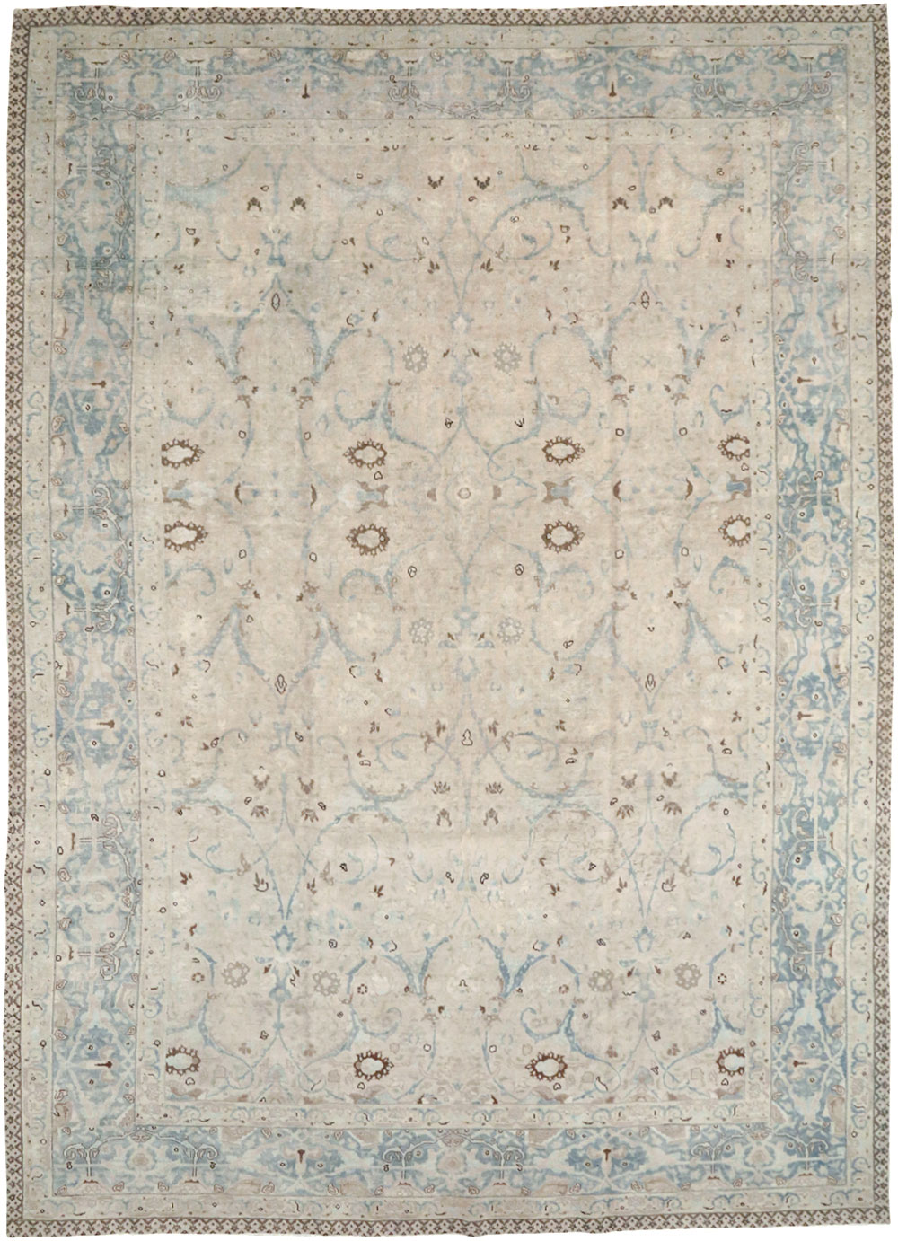 Antique Persian Tabriz Carpet, No.22407 - Gss