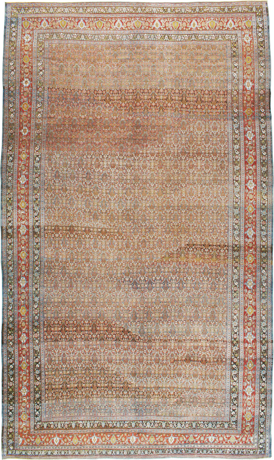 Antique Persian Senneh Carpet, No.22410 - Gss