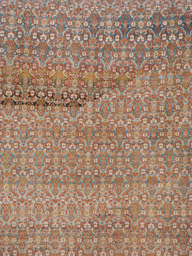 Antique Persian Senneh Carpet, No.22410 - Gss