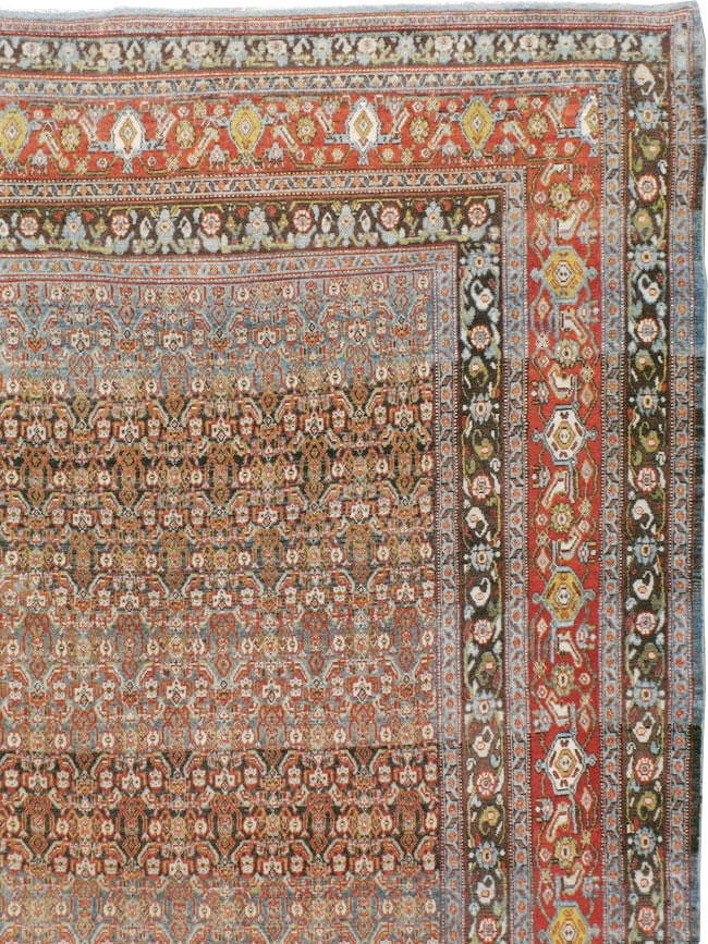 Antique Persian Senneh Carpet, No.22410 - Gss