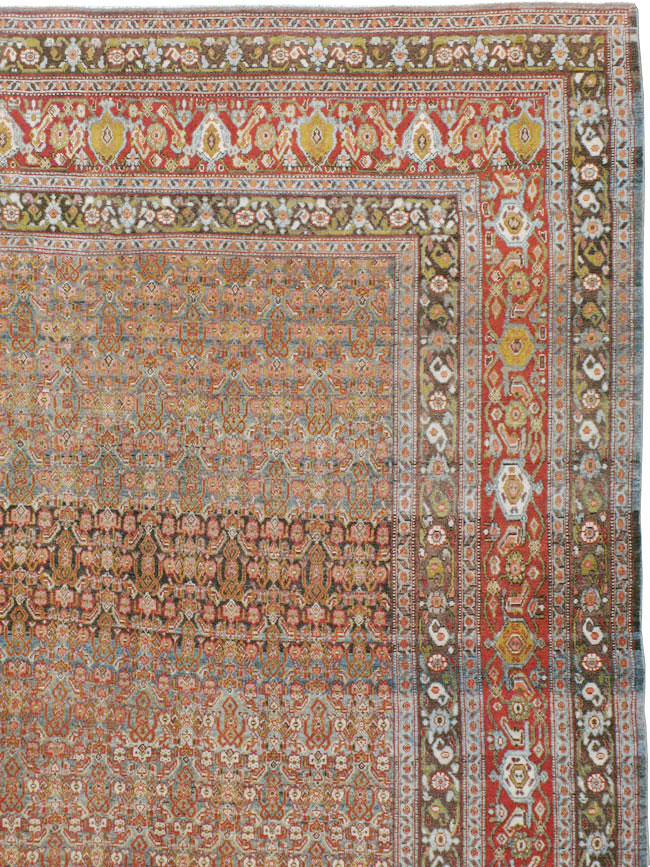 Antique Persian Senneh Carpet, No.22410 - Gss