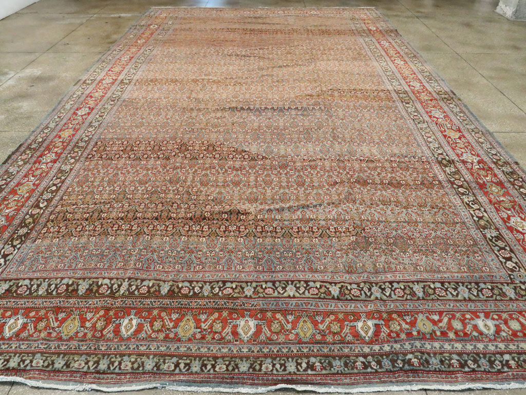 Antique Persian Senneh Carpet, No.22410 - Gss