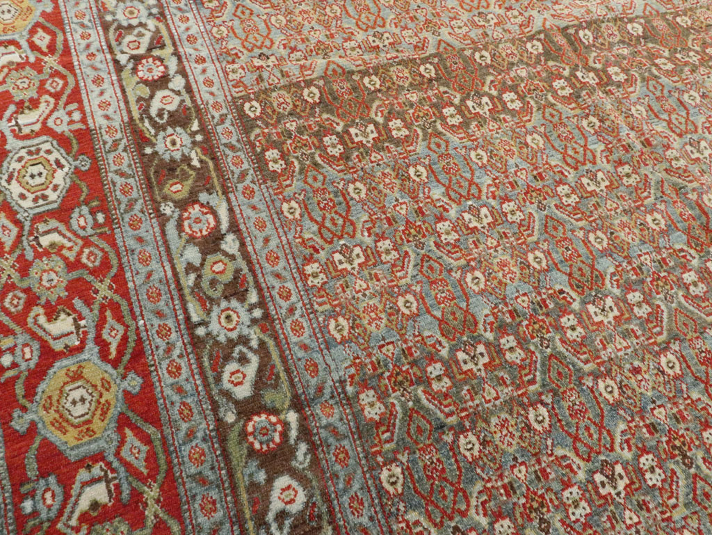 Antique Persian Senneh Carpet, No.22410 - Gss