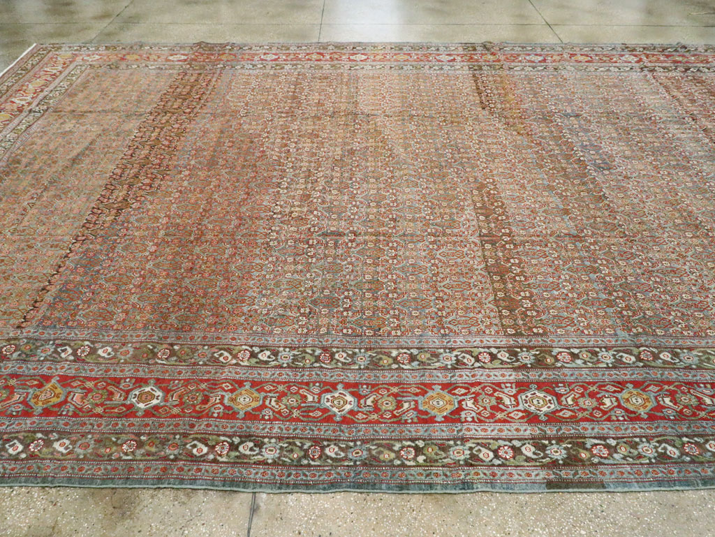 Antique Persian Senneh Carpet, No.22410 - Gss