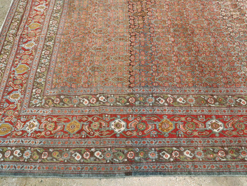 Antique Persian Senneh Carpet, No.22410 - Gss