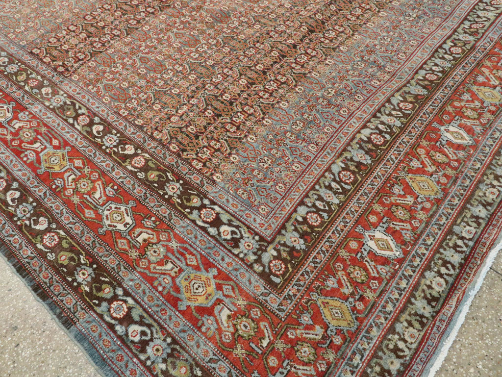 Antique Persian Senneh Carpet, No.22410 - Gss