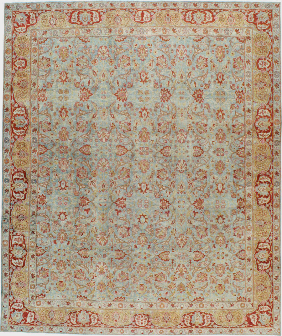 Antique Persian Tabriz Carpet, No.22416 - Gss