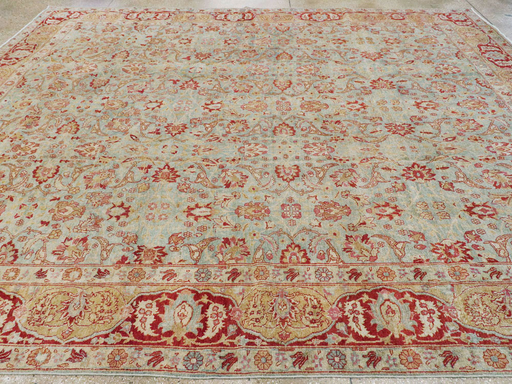 Antique Persian Tabriz Carpet, No.22416 - Gss