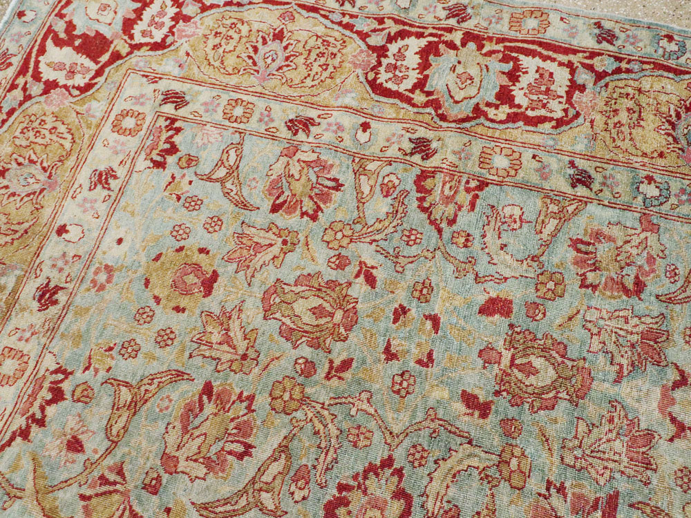 Antique Persian Tabriz Carpet, No.22416 - Gss