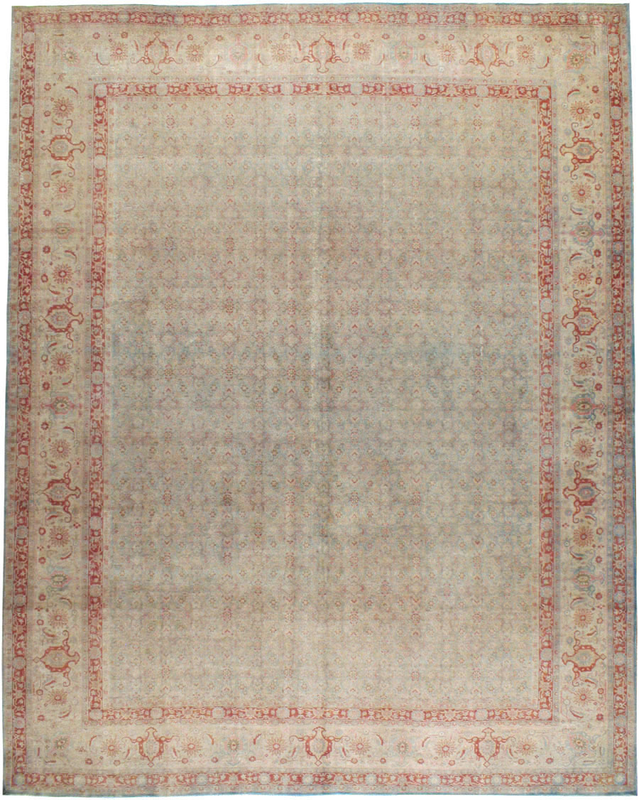 Antique Persian Tabriz Carpet, No.22419 - Gss