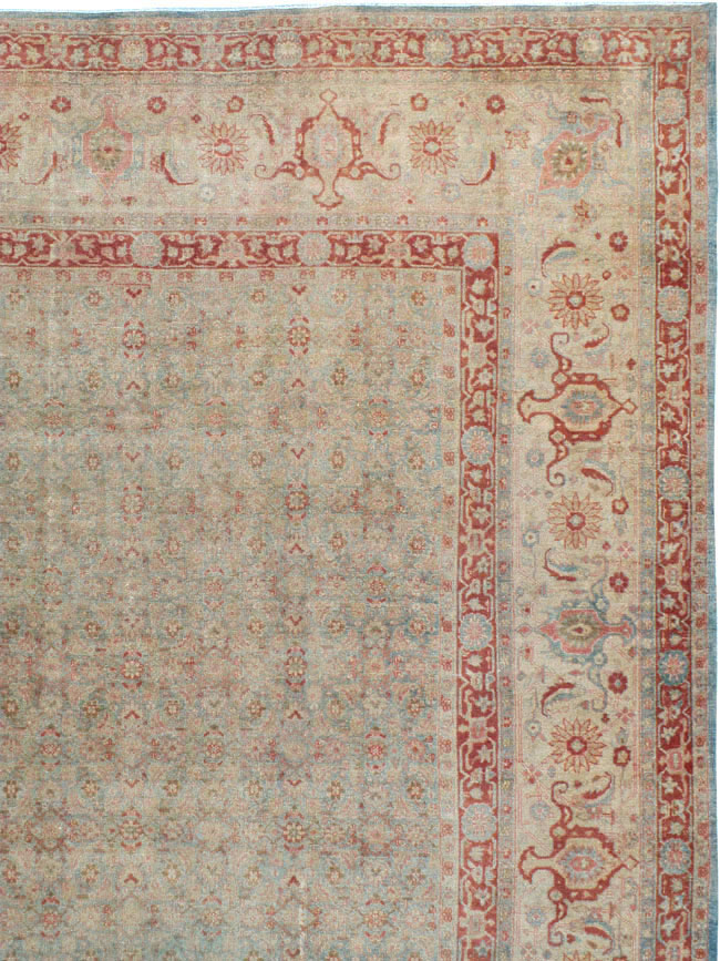 Antique Persian Tabriz Carpet, No.22419 - Gss