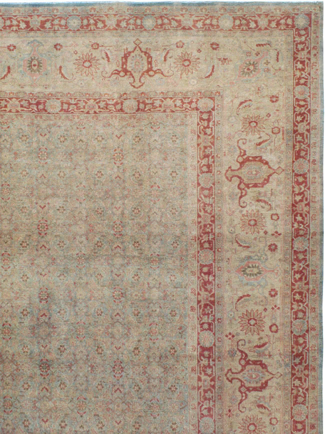 Antique Persian Tabriz Carpet, No.22419 - Gss