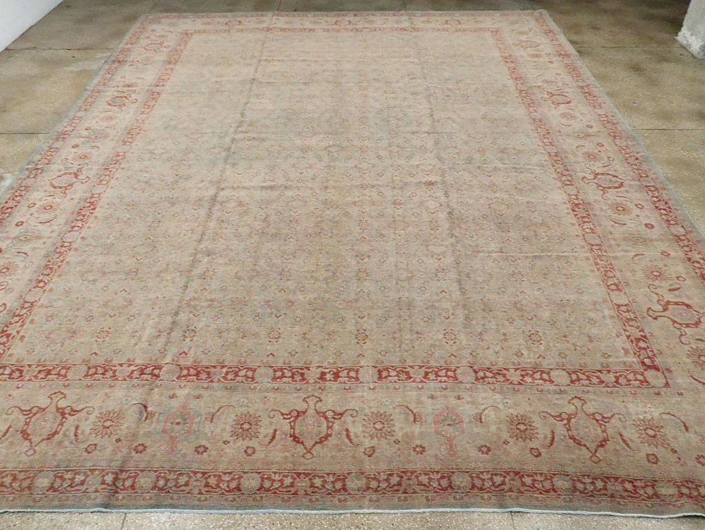 Antique Persian Tabriz Carpet, No.22419 - Gss