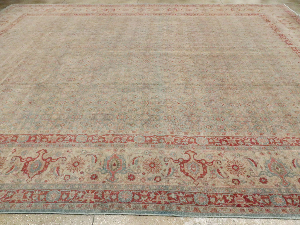 Antique Persian Tabriz Carpet, No.22419 - Gss