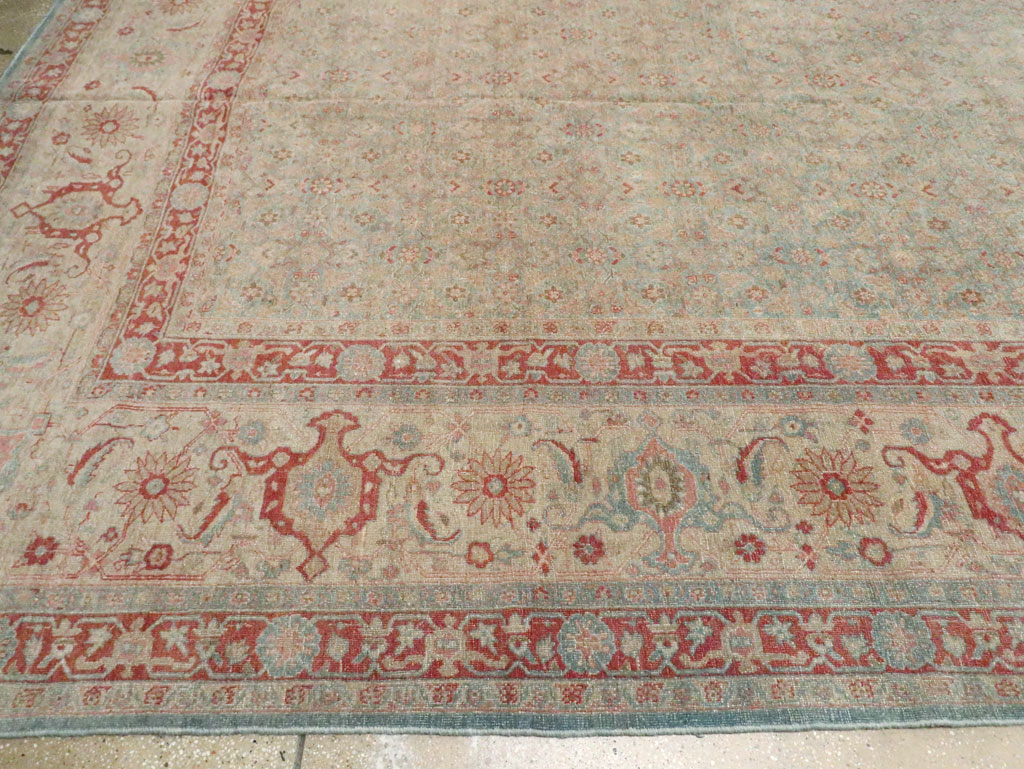 Antique Persian Tabriz Carpet, No.22419 - Gss