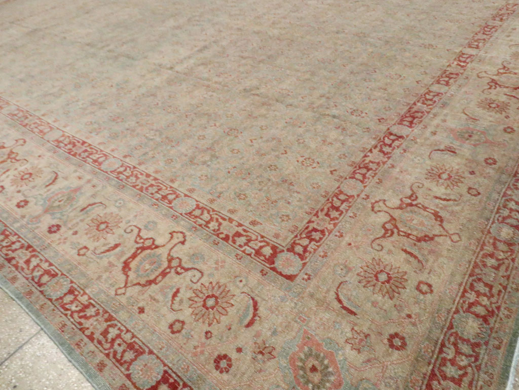 Antique Persian Tabriz Carpet, No.22419 - Gss