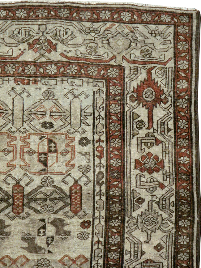 Antique Persian Kurd Bidjar Rug, No.22423 - Gss