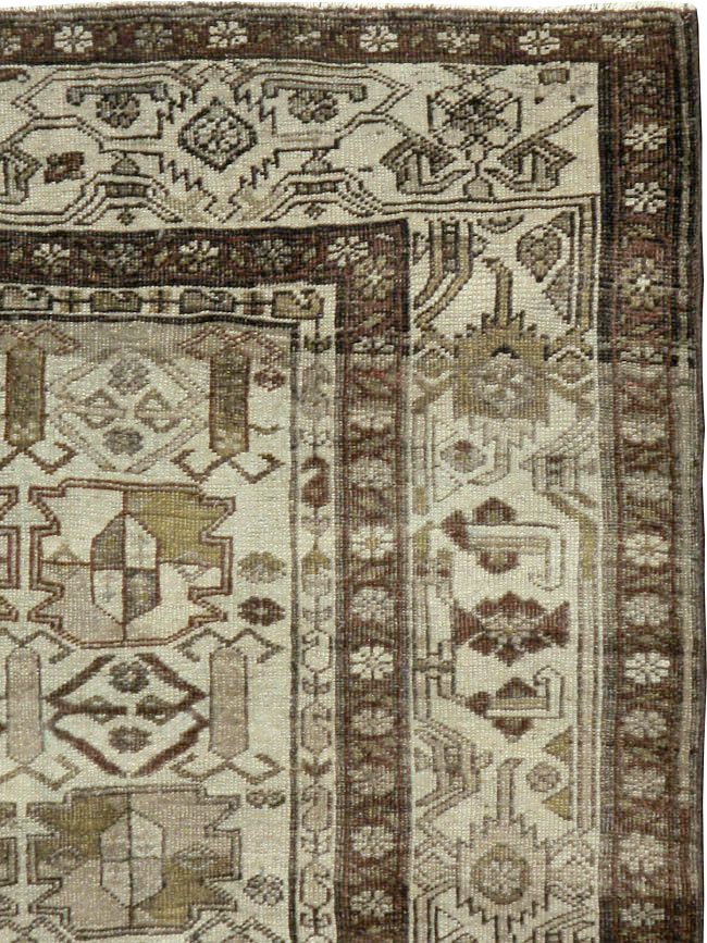 Antique Persian Kurd Bidjar Rug, No.22423 - Gss