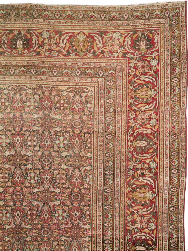 Antique Persian Khorassan Carpet, No.22424 - Gss
