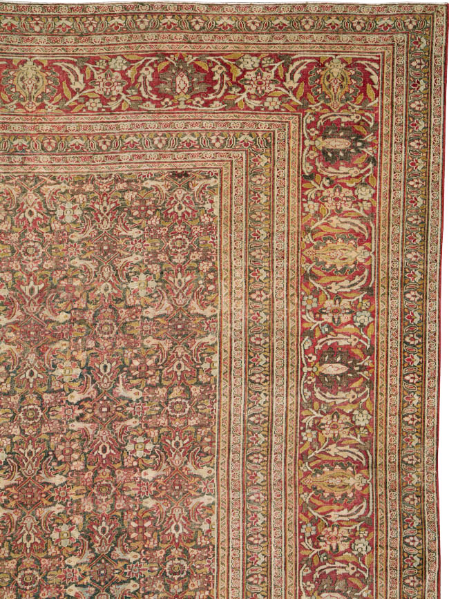 Antique Persian Khorassan Carpet, No.22424 - Gss