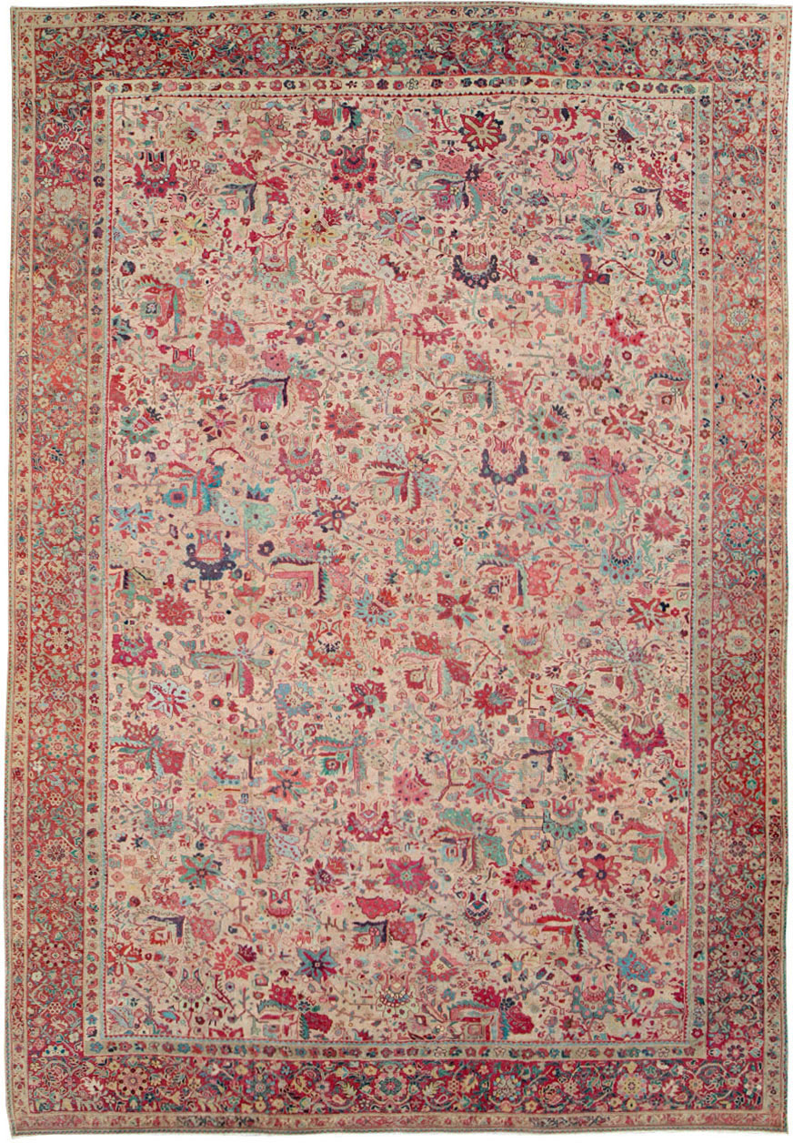 Antique Persia Mahal Carpet, No.22426 - Gss