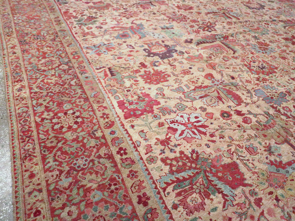 Antique Persia Mahal Carpet, No.22426 - Gss