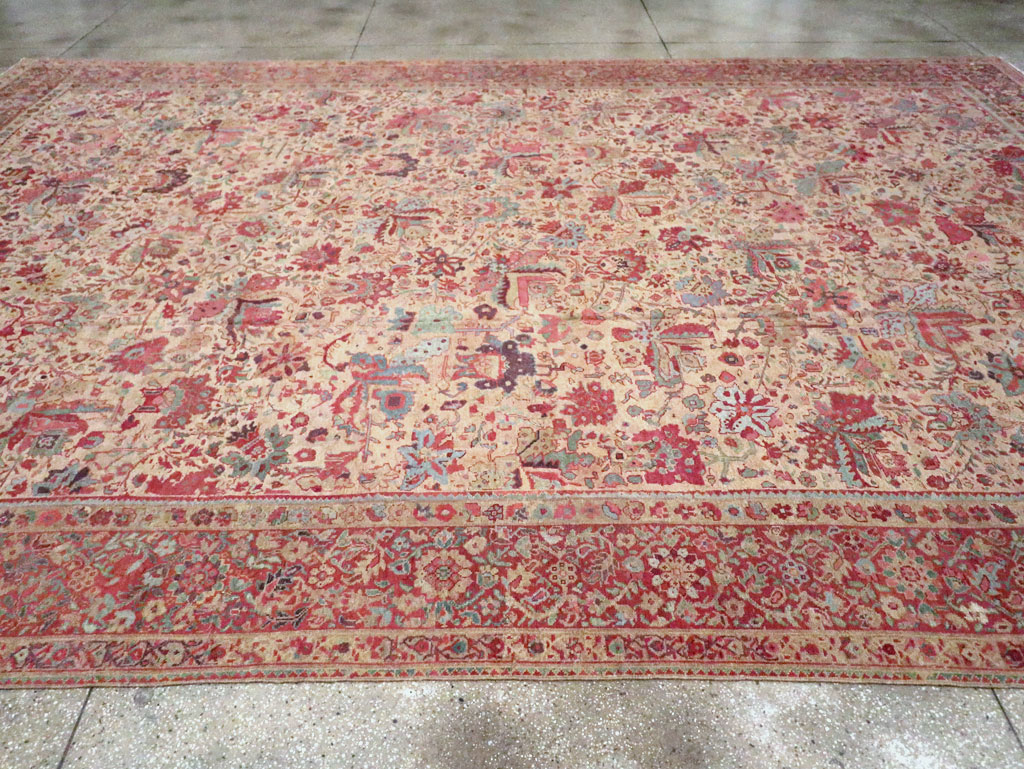 Antique Persia Mahal Carpet, No.22426 - Gss