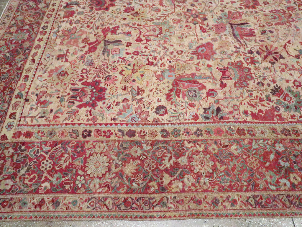 Antique Persia Mahal Carpet, No.22426 - Gss