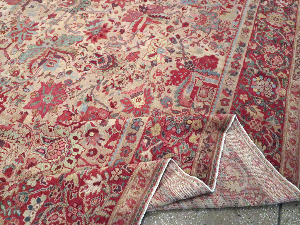 Antique Persia Mahal Carpet, No.22426 - Gss