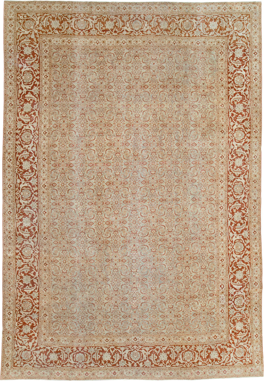 Antique Persian Tabriz Carpet, No.22429 - Gss