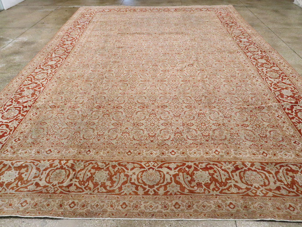 Antique Persian Tabriz Carpet, No.22429 - Gss