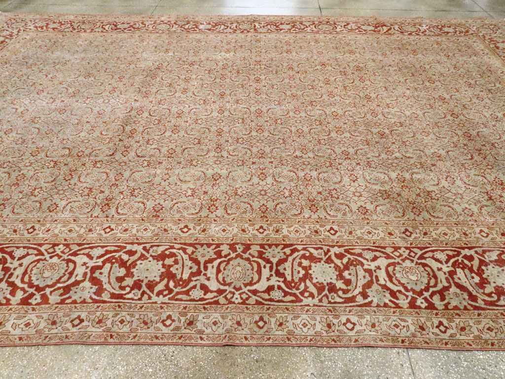 Antique Persian Tabriz Carpet, No.22429 - Gss