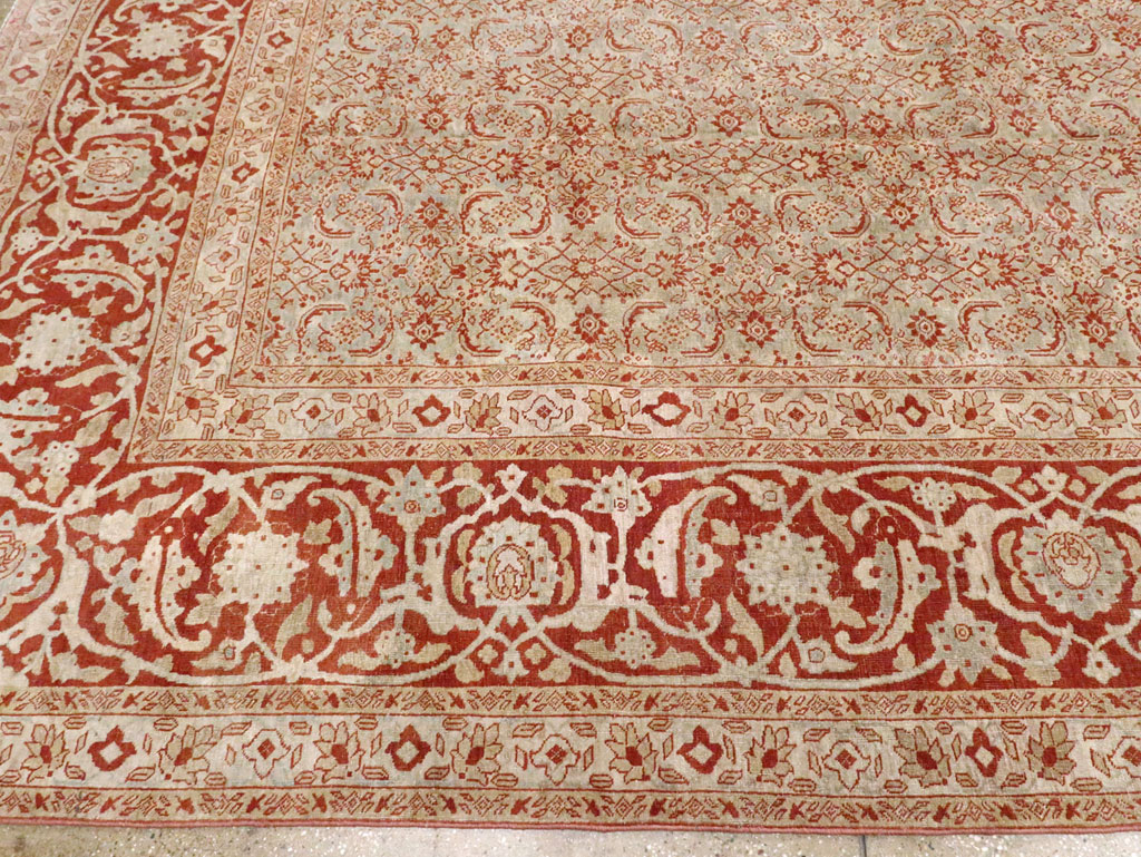 Antique Persian Tabriz Carpet, No.22429 - Gss