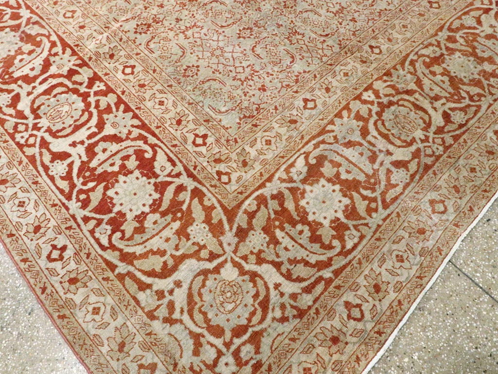 Antique Persian Tabriz Carpet, No.22429 - Gss