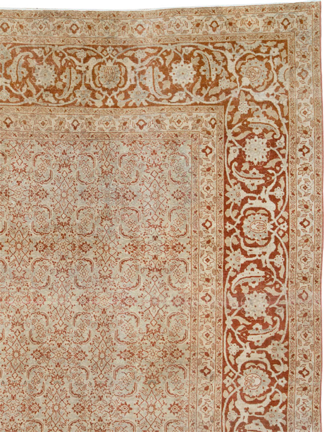 Antique Persian Tabriz Carpet, No.22429 - Gss