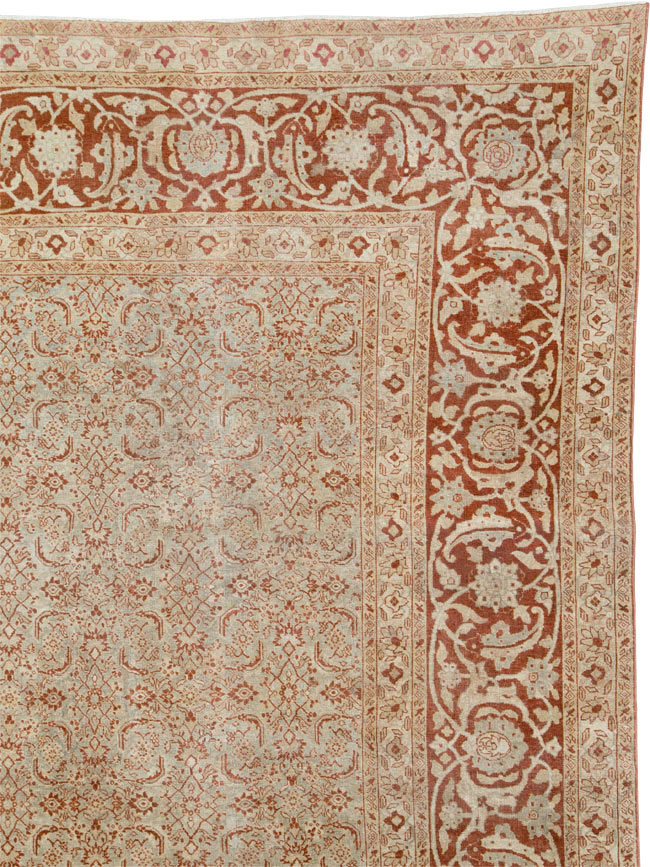 Antique Persian Tabriz Carpet, No.22429 - Gss