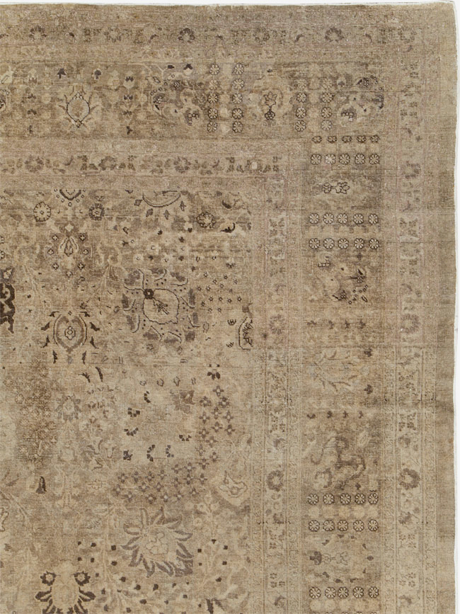 Antique Persian Tabriz Carpet, No.22431 - Gss